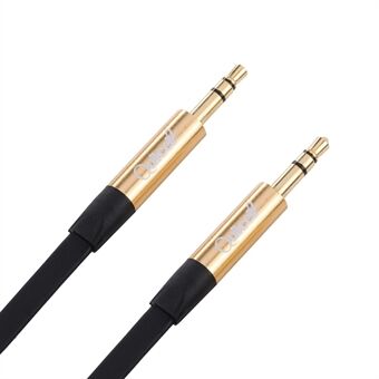 QUILCELL 1 m audioverlengkabel Vergulde 3,5 mm jack male naar male aux-kabel