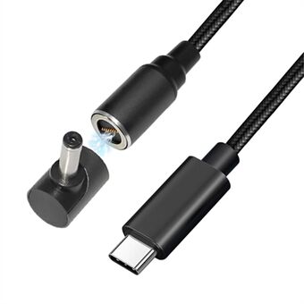 USB-C naar 4.0x1.35mm voor Asus Laptop, 1.8m PD 100W Quick Magnetic Notebook Connector Oplaadadapter Flexibele buigbestendige DC-kabel