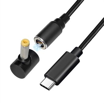 USB-C naar 4.8x1.7mm voor Dell/HP Laptop 1.8m 100W Magnetische Absorptie Notebook Adapter Quick Charge DC Kabel