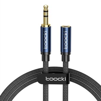 TOOCKI TQ-YP06 3m 3.5mm Man naar Vrouw Audiokabel 3-Polige Hoofdtelefoonkabel voor Thuis Auto Stereo