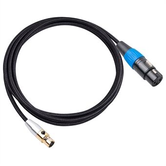 SA119GXK107BU 2m Mini XLR vrouwelijk naar XLR vrouwelijk conversiekabel mixer Microfoon voice recorder aansluitkabel