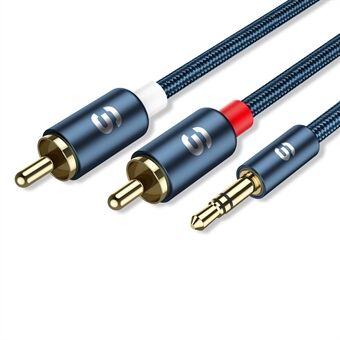 ESSAGER 3M HiFi Geluid 3.5mm Jack naar 2RCA Male Splitter Aux Kabel voor TV PC Versterkers DVD Speaker