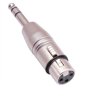 LZ1179 1/4 inch 6,35 mm TRS mannelijk naar XLR vrouwelijk adapter stereo gebalanceerde audioconnector