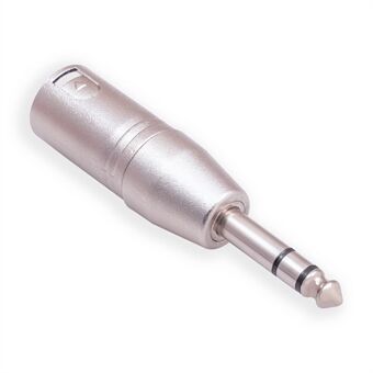 Lz1180 6,35 mm 1/4 inch male naar XLR 3-pins mannelijke audio-adapterconverter voor microfoons, mixers, hoofdtelefoonversterkers