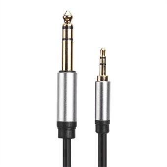 3M Stereo Aux-kabel 3,5 mm mannelijk naar 6,35 mm mannelijk TRS Jack Aux-conversiekabel voor mixerversterker