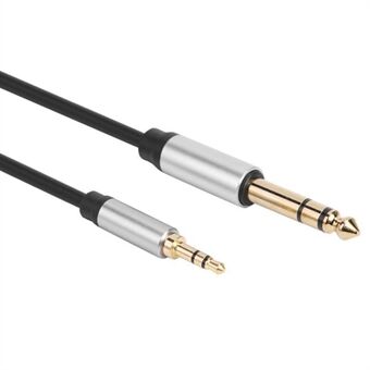 3M 3,5 mm naar 6,35 mm / 6,5 mm Aux-adapterkabel mannelijk naar mannelijk audiokabel voor mixerversterker