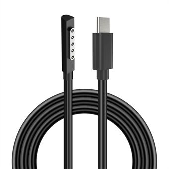 PD 65W snellaadkabel voor voor Microsoft Surface RT / Surface Pro 1 2, magnetische Type-C-kabel Voedingsdraad