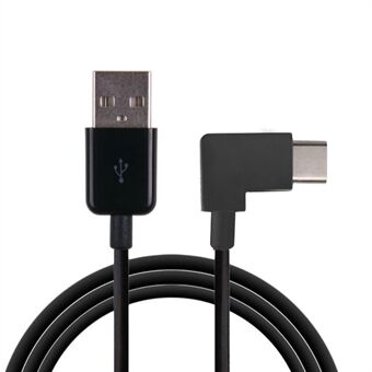 CY 90 graden haakse USB 3.1 Type C male naar USB 2.0 male kabel voor tablet en mobiele telefoon 2m