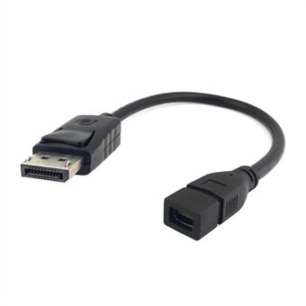 CY DP-048 DP DisplayPort Mannelijk naar Mini DP DisplayPort Vrouwelijke Adapter voor Displays HDTV - Zwart