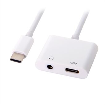 CY UC-092 USB-C naar 3,5 mm koptelefoon AUX audio + Type-C vrouwelijke PD snellaadadapter voor mobiele telefoon tablet laptop