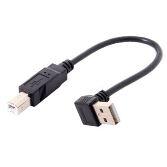 Naar Beneden Gerichte 90 Graden USB 2.0 Male naar B Type Male Kabel voor Printer Scanner Harde Schijf