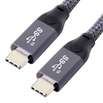 Gen 2 10 Gbps USB 3.1 Type C mannelijk-naar-mannelijk datavideokabel met E-marker voor Tablet Phone Laptop 1m