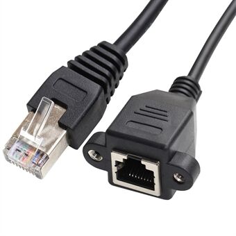 FTP STP UTP Cat 5e Man-naar-vrouw Lan Ethernet-netwerkverlengkabel Patchkabel met paneelmontagegaten