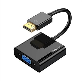 BASEUS HD4K naar VGA HD High Definition Adapter - Zwart