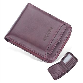 BAELLERRY D3124 korte portemonnee met ritssluiting, PU-leer, creditcardhouder, portemonnee