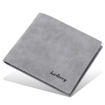 BAELLERRY D9186 Heren Casual PU-leer Bi-fold Korte portemonnee ID Bankkaarten Geldhouder Tas