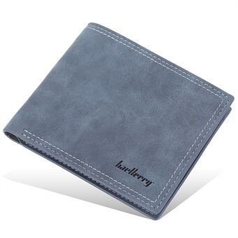 BAELLERRY D9186 Heren Casual PU-leer Bi-fold Korte portemonnee ID Bankkaarten Geldhouder Tas