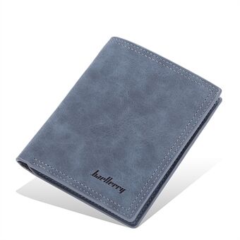 BAELLERRY D9186 Heren Casual PU-leer Bi-fold Korte portemonnee ID Bankkaarten Geldhouder Tas