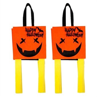 2 stuks Halloween snoepzakken van vilt Feestartikelen Organisator Kinderen Doe-het-zelf Cadeautassen