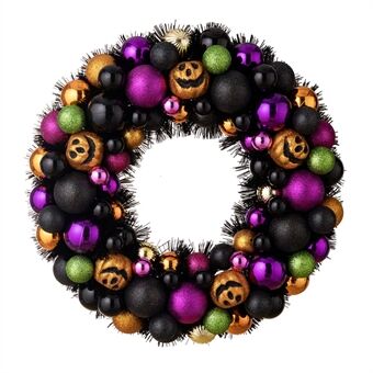 45cm Halloween Decoratie PVC Pompoen Spook Glitterballen Slinger Festival Deurhangend Ornament