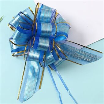 10 Stuks 6 Inch Grote Strikjes Organza DIY Kerst Verjaardag Cadeau Verpakking Bruiloft Feest Decoratie