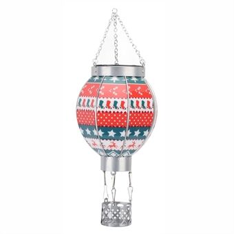 Zonne-energie Hanglamp Outdoor Tuin Heteluchtballonvormige Patio Decoratie, Maat S