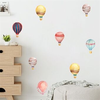 36 Stks/set Cartoon Heteluchtballon PVC Muurstickers voor Baby Kids Slaapkamer Kinderdagverblijf Verwijderbare DIY Muurstickers (Geen EN71 Certificering)