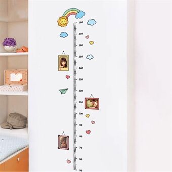 Cartoon Hoogte Groeimeter Muursticker Zelfklevende Hoogte Muurtattoo voor Slaapkamer Woonkamer (Geen EN71)