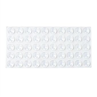 50 Stuks 13*5.5mm Zelfklevende Siliconen Meubels Anti-collision Ronde Pads Kastdeur Bumpers Meubels Beschermende demper Dots