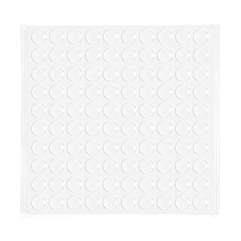 100 stuks 8 * 1,5 mm zelfklevende doorzichtige siliconen meubelen anti-collision ronde pads schokabsorptie kastdeur bumpers meubeldemper stippen