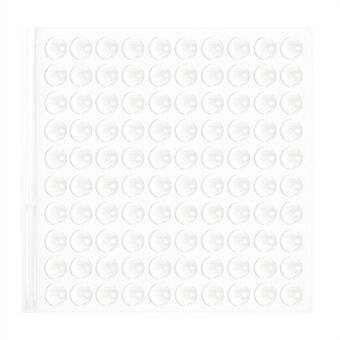 100 Stuks 8*2.5mm Meubelen Anti-collision Demper Stippen Zelfklevende Clear Siliconen Kastdeur bumpers Ronde Pads