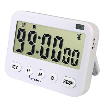 Digitale keukentimer Big countdown- en up-timer Geheugenvibratie-zaklamp Hoog alarm met magnetische achterkant