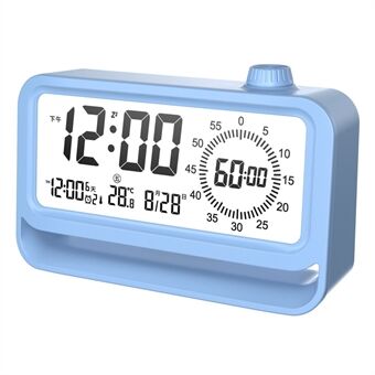 Digitale Wekker met Visuele Timer 3 Niveaus Helderheid USB Oplaadbare Countdown LCD Tijdherinnering