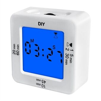 Grote LED-display Multifunctionele Digitale Keukentimer met 4 Alarmmodi Stopwatch Klok