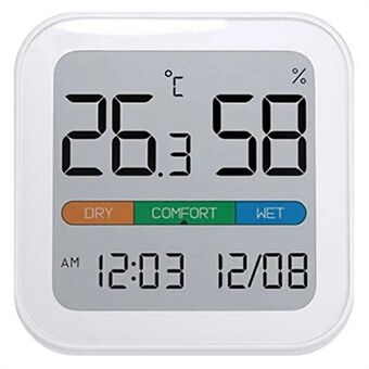 XIAOMI YOUPIN MIIIW MW22S06 LCD-scherm Tijd Datum Weergave Thermometer Hygrometer