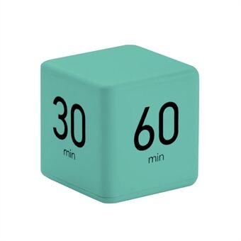 Cube Timer Leren Koken Training Timer Wekker, LCD-scherm Weergavetijd, 15/20/30/60 minuten Countdown-herinnering