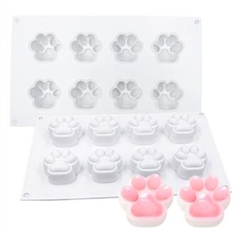 DG-14 8-cellige kattennagelvormige mousse cake siliconen mal zelfgemaakte jelly pudding mal (geen FDA, BPA-vrij)