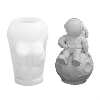 A101C-12 Astronaut Planeet Vorm DIY Silicone Fondant Mal Cake Decoratie Gereedschap (BPA Vrij, Geen FDA)