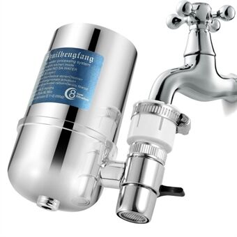 Chroom plateren ABS kraanmontage waterfilter filtratiesysteem (Niet FDA gecertificeerd, vrij van BPA)