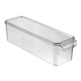 TY-9068 Koelkast Voedsel Organizer Heldere PET Container Bak met Deksel (BPA-vrij, geen FDA)