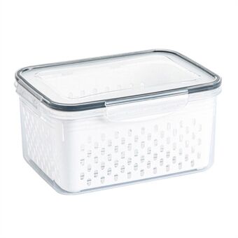 TY-30001 850ML Koelkast Voedsel Organizer Transparante PP Container Mand (BPA-vrij, geen FDA)