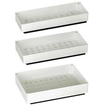 3Stuks / Set Metalen Glijbaan Kruidenkom Lade Opslagrek Keukenkast Kast Organizer