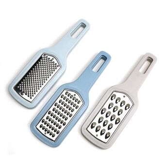 3 stuks / set Multifunctionele Groente Fruit Shredder PS+Roestvrijstalen Knoflook Rasp (BPA-vrij, geen FDA-certificaat)