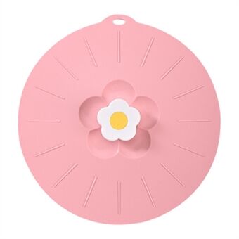 30,5*31,5 cm Schattige Bloemen Siliconen Bewaarhoes Keukenkomdeksel (Geen FDA-certificaat, BPA-vrij)