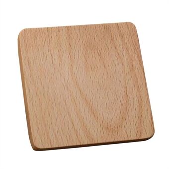 8,8 cm Beukenhout Dikke Coaster Keuken Hittebestendige Cup Mat Pad Eettafel Decor