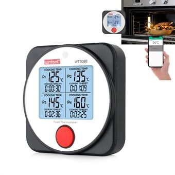 BBQ WT308A Voedsel Vlees Thermometer Stor Lcd-scherm Keuken Grill Thermometer (BPA Vrij, Geen FDA Certificering)