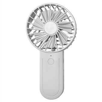 Y7 Mini USB oplaadbare draagbare desktopventilator Zomer koelventilator met 3 snelheden en telescopische haak
