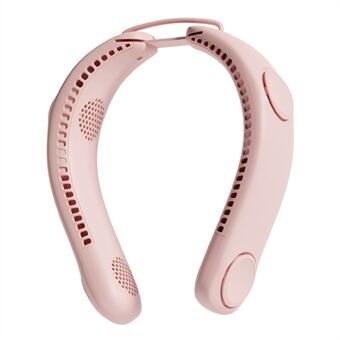 Draagbare opvouwbare nekventilator USB oplaadbare 4-core draagbare koelventilator