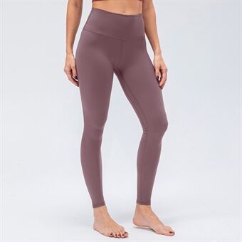 02332 Dames dubbelzijdige geborstelde Hip met hoge taille Stretch fitnesslegging met verborgen zak