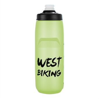 WEST BIKING YP0721042 750ML PP + siliconen waterfles Outdoor Camping drinkbeker (BPA-vrij, zonder FDA-certificering)